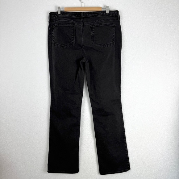 NYDJ Marilyn Straight Black Jeans Denim 16 Plus Size - Picture 6 of 9